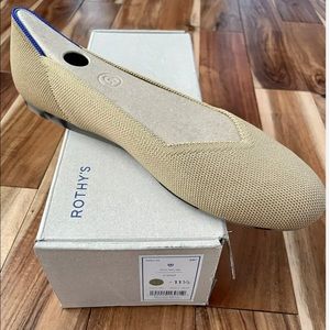 Rothy’s size 11.5 left foot single shoe camel flat amputees